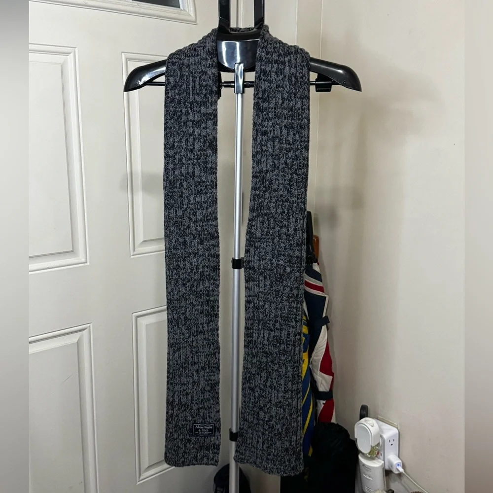 Abercrombie & Fitch Scarf I Knit-Marled Gray I Unisex
